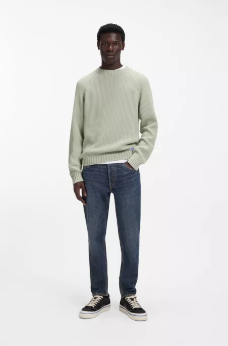 Jean fuselé en denim stretch bleu