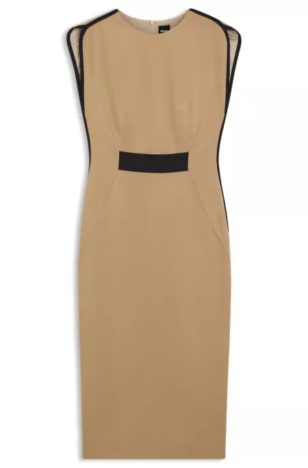 Kleid aus Stretch-Jersey mit Taillen-Detail