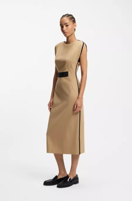 Kleid aus Stretch-Jersey mit Taillen-Detail
