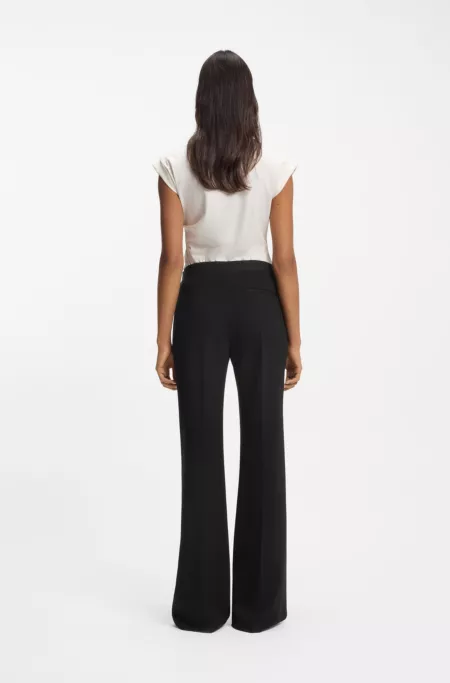 Relaxed-fit trousers in stretch jersey
