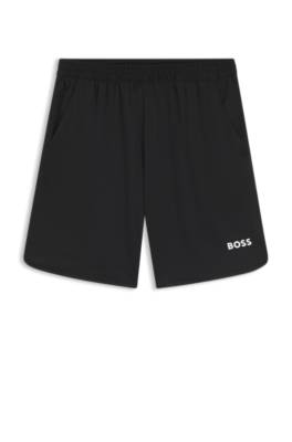 Boss Active Quick-dry shorts in stretch fabric with pocket bags herr – bild 4