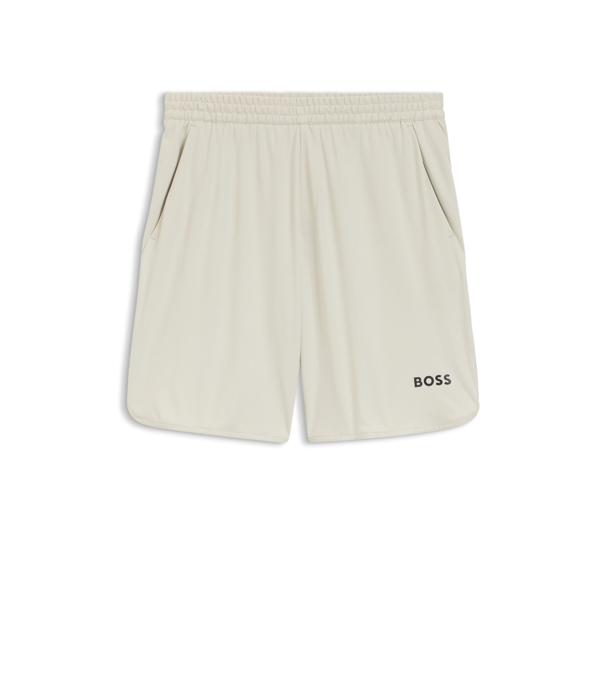 BOSS - Active Quick-dry shorts in stretch fabric with pocket bags