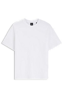 Relaxed-fit T-shirt in mercerised cotton
