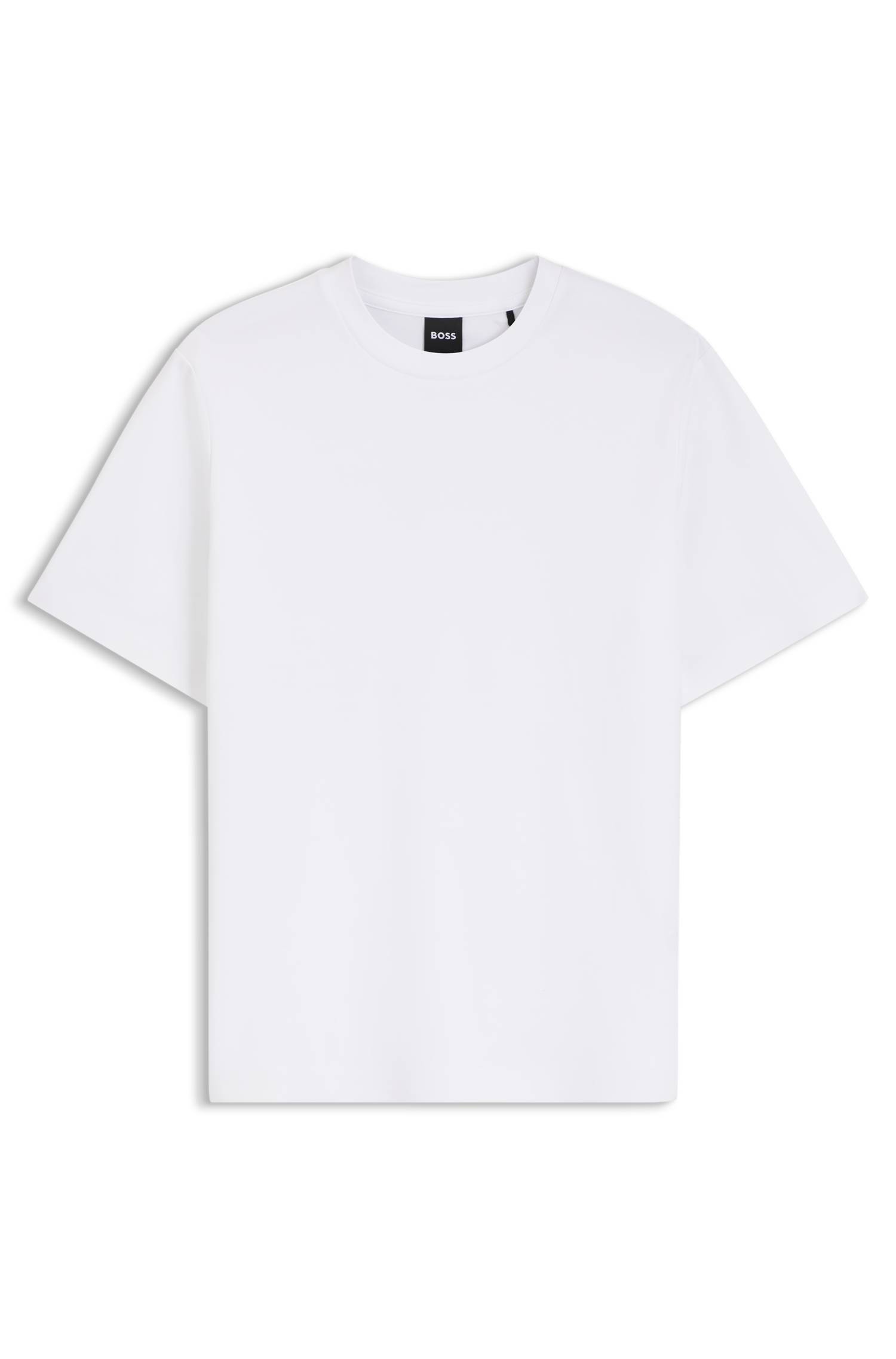 Boss Relaxed-fit T-shirt in mercerised cotton dam – bild 4