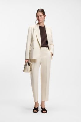 Relaxed-fit T-shirt in mercerised cotton, Dark Brown