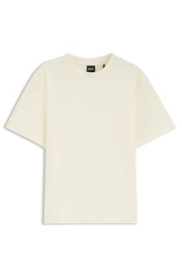 Boss Relaxed-fit T-shirt in mercerised cotton dam – bild 4
