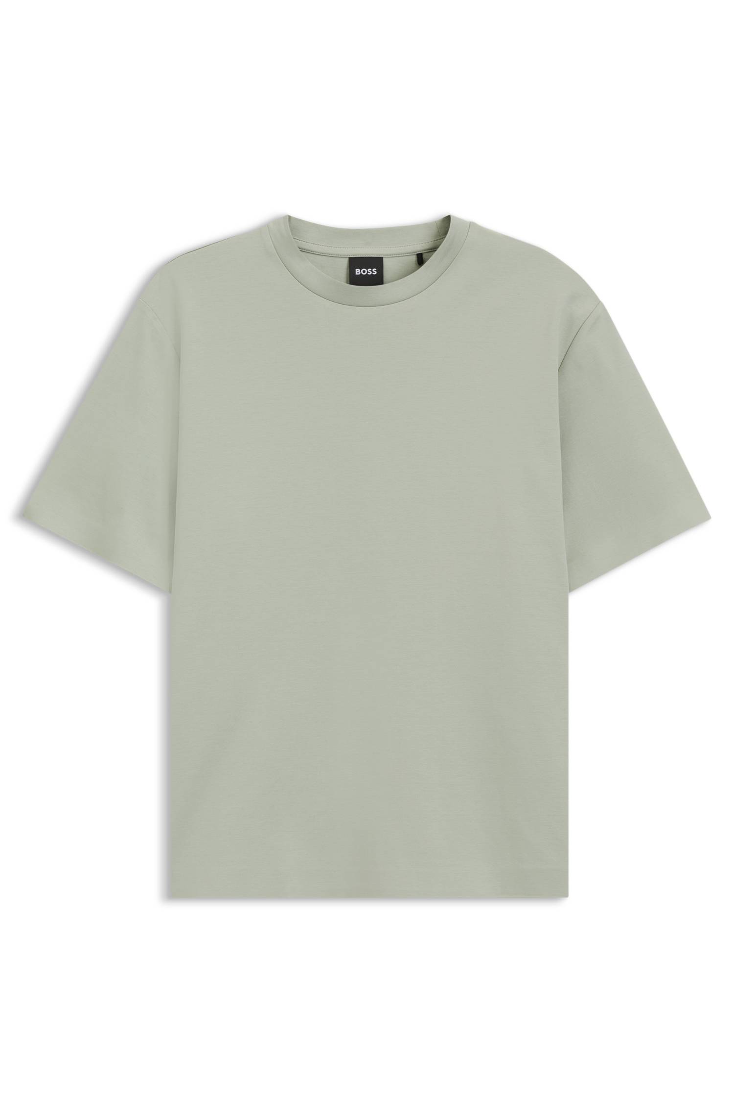 Boss Relaxed-fit T-shirt in mercerised cotton dam – bild 4