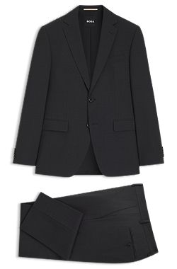 Regular fit-kostym i stretchig jungfruull