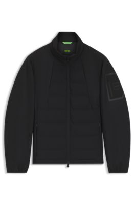 Water-repellent jacket with down filling, Black