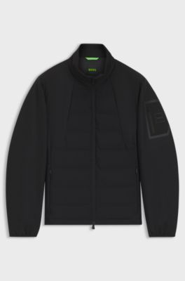 Water-repellent jacket with down filling, Black