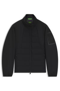 Water-repellent jacket with down filling, Black