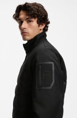 Water-repellent jacket with down filling, Black