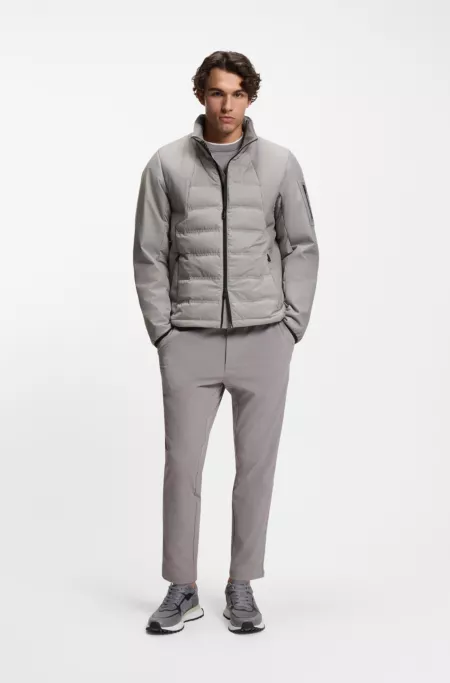Water-repellent jacket with down filling