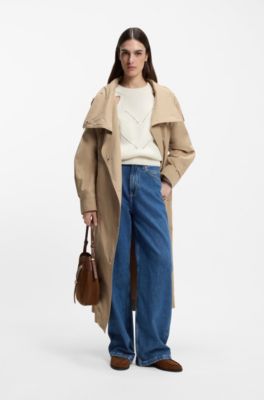 Regular-fit jeans with wide leg, Blue