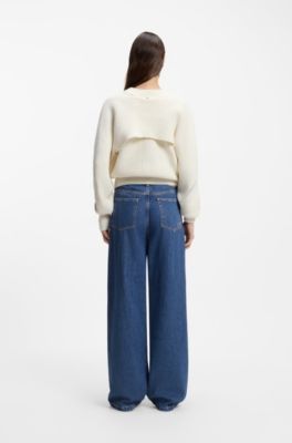 Jeans regular fit con gamba larga, Blu