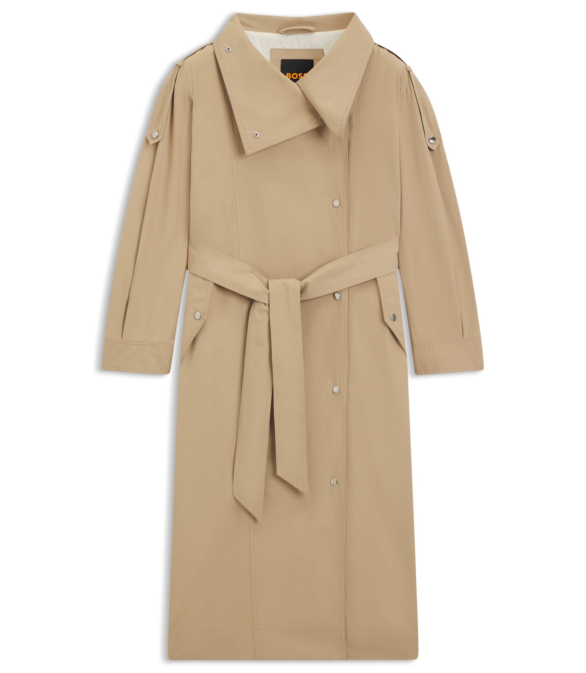 ❤️人気 ヒューゴボス ベージュ オーバーサイズ トレンチコート 38R