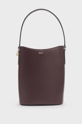 Bucket bag with Double B monogram charm, Light Purple