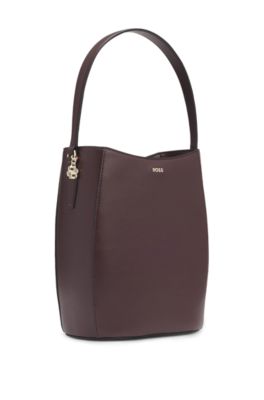 Bucket bag with Double B monogram charm, Light Purple