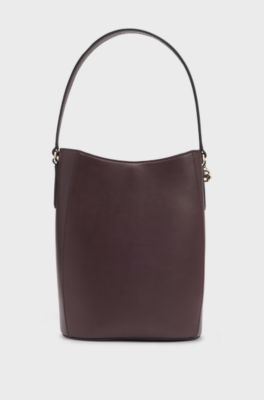 Bucket bag with Double B monogram charm, Light Purple