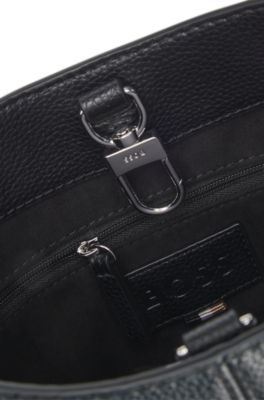 Hobo bag with Double B monogram, Black