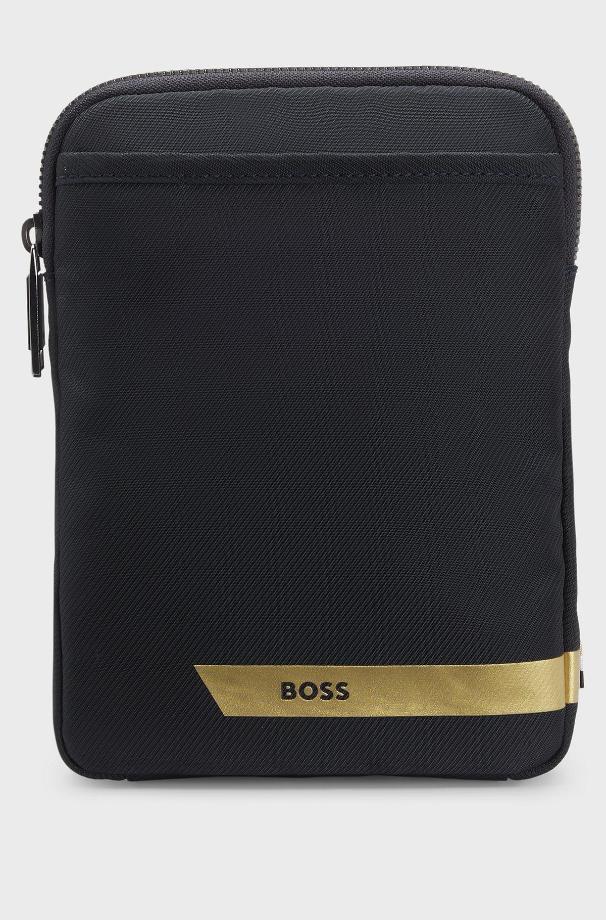 HUGO BOSSブルーMenレポーターバッグ HUGO BOSSブルーMenレポーターバッグ