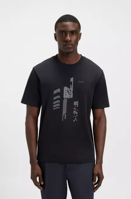 Relaxed-fit T-shirt in cotton jersey with printed artwork