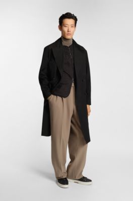 THE CHANGE HeiQ AeoniQ&trade; water-repellent coat with removable vest, Black