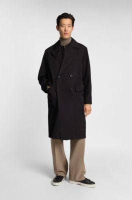 THE CHANGE HeiQ AeoniQ&trade; waterafstotende mantel met uitneembare bodywarmer, Zwart