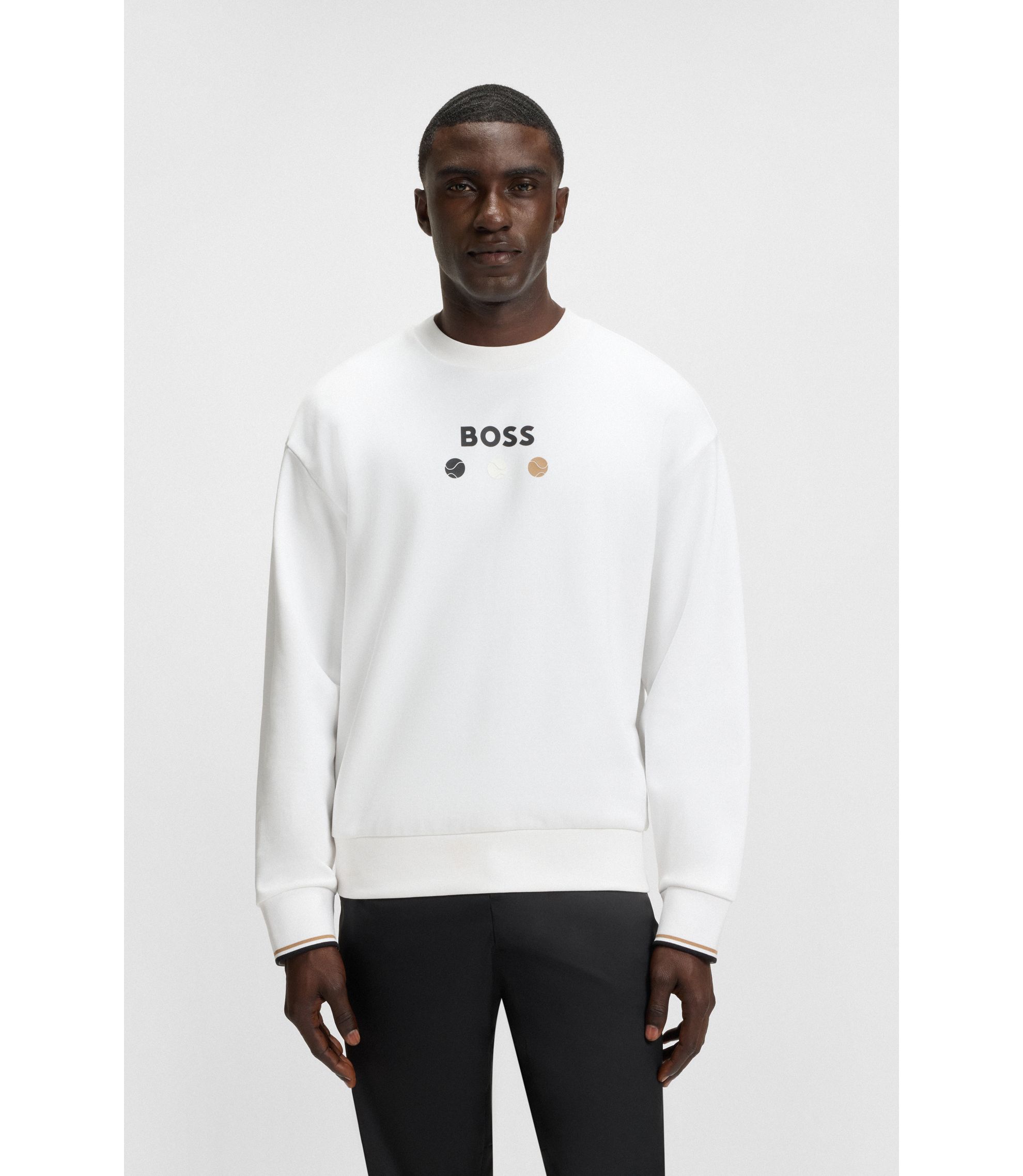 カトちゃん様 新品 HUGO BOSS コットンスウェットトレーナー ネイビー 楽天市場】HUGO BOSS ヒューゴボス（素材（生地・毛糸）綿