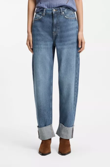 Relaxed-fit jeans with balloon leg