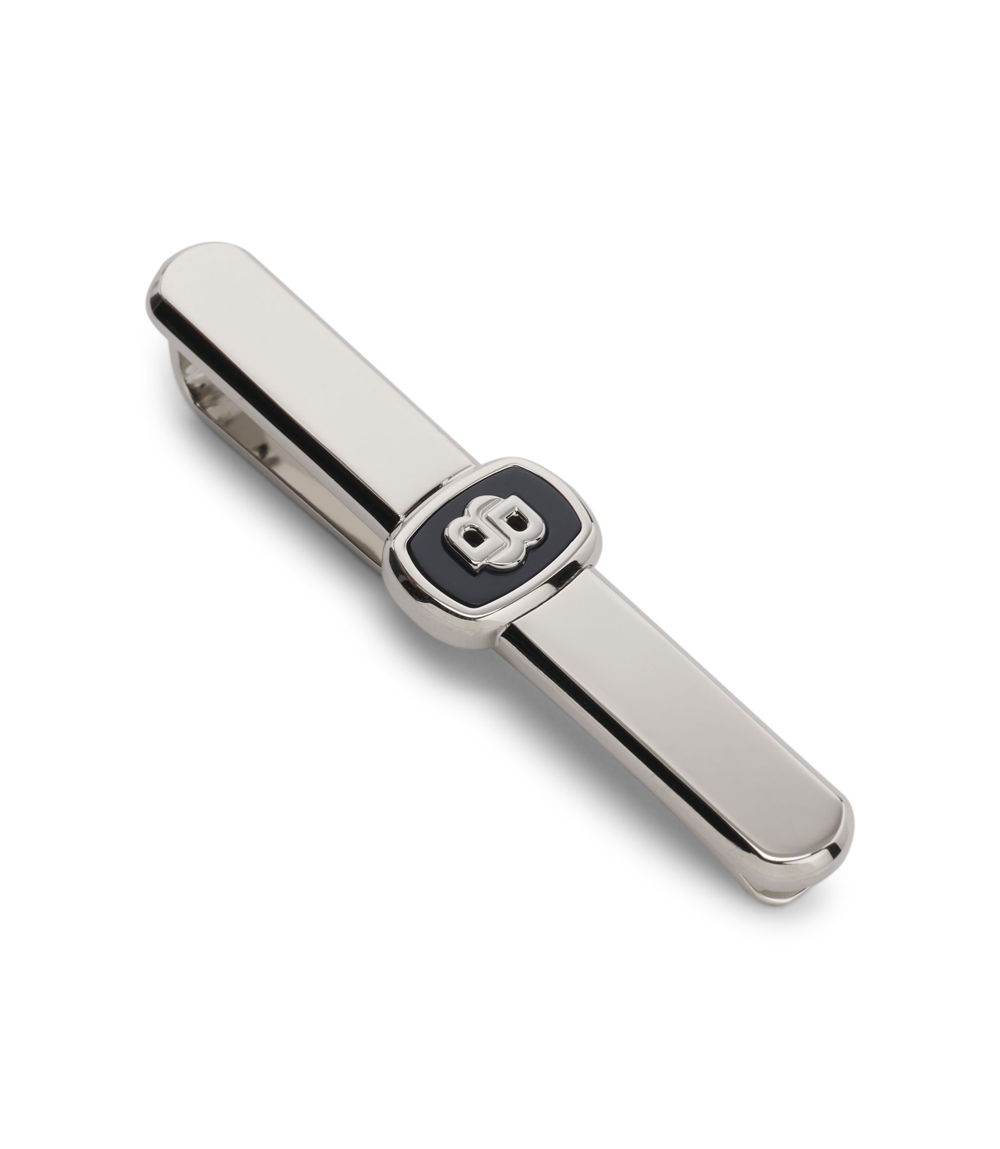 Krawattennadel mit Double-B-Monogramm und Emaille-Einsatz