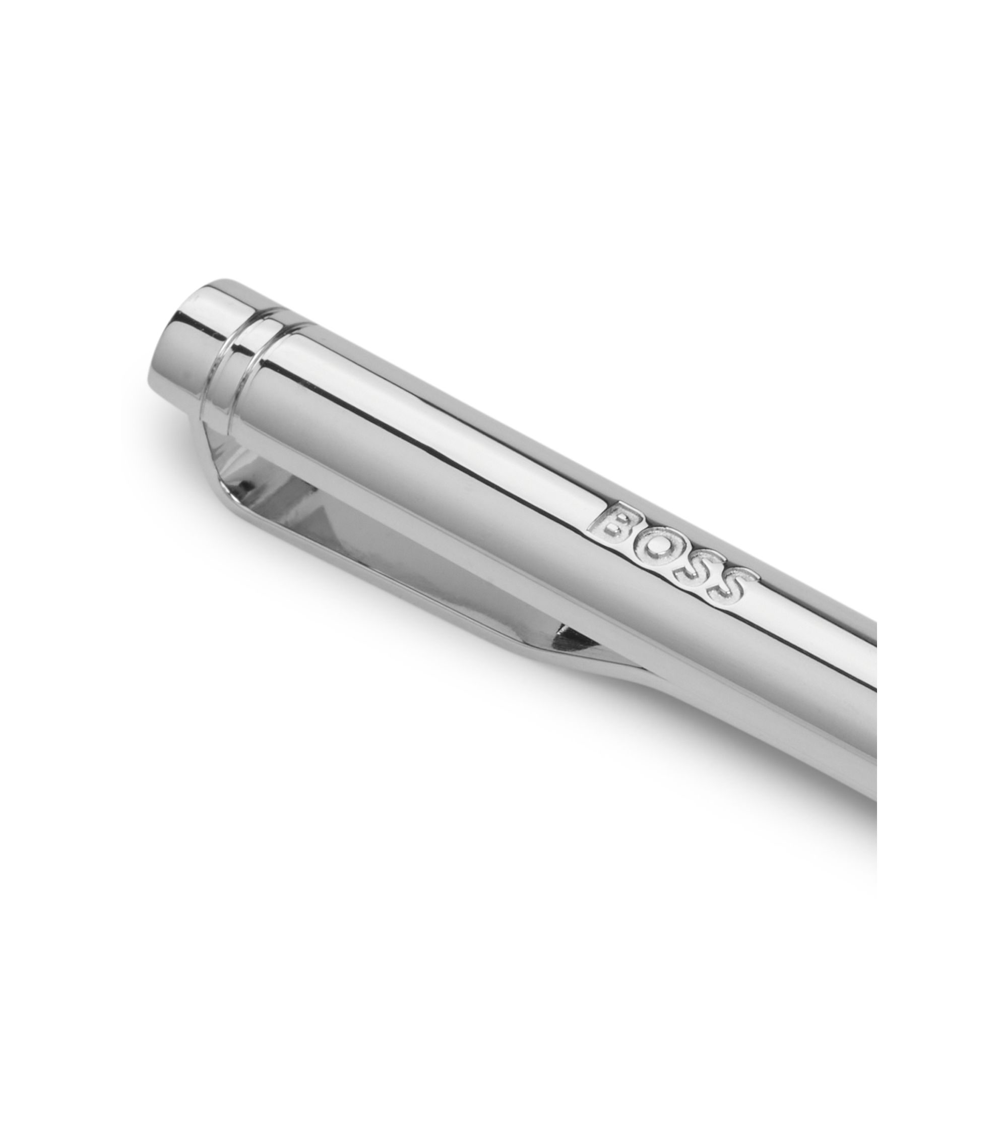 Set aus Manschettenknöpfen und Krawattennadel aus Messing in der Geschenkbox