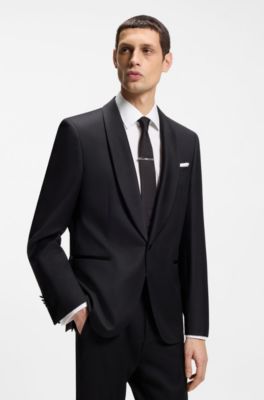 Gift-boxed brass cufflinks and tie bar set, Silver