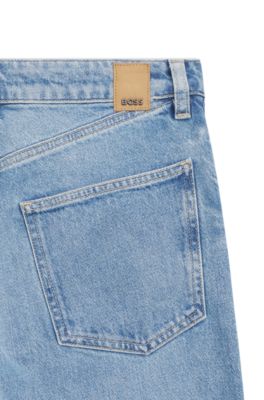 Slim-fit jeans van comfortabel blauw stretchdenim, Blauw
