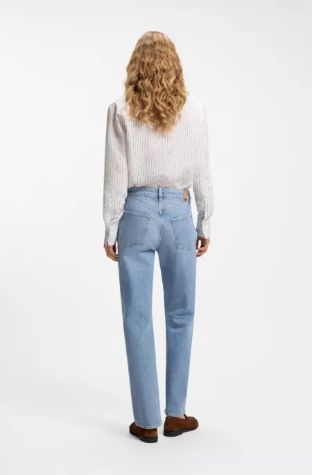 Slim-fit jeans in blue comfort-stretch denim