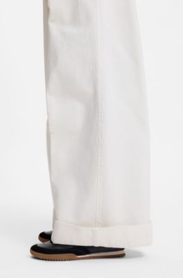 Trainers in leather and suede, Black