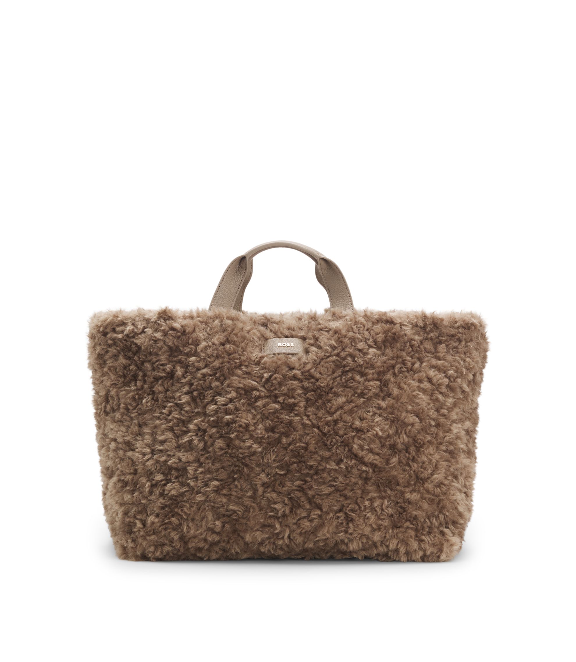BOSS - BOSS x Steiff tote bag with logo straps - Brown