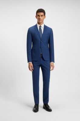 Oxford shoes in leather with heel logo, Black