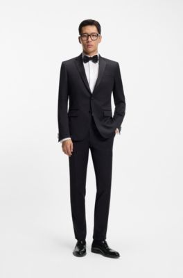 Loafers in patent leather, Black