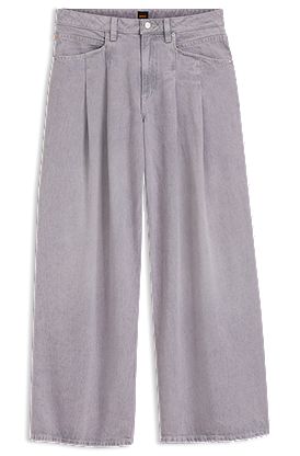 Relaxed-fit jeans with wide leg