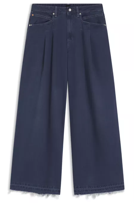 Relaxed-fit jeans with wide leg