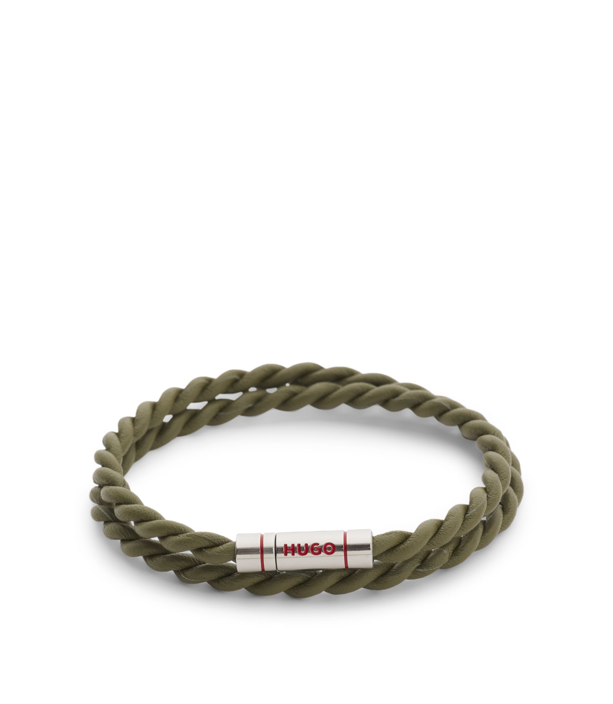 Perlen-Halskette mit unregelmäßigen Metallperlen