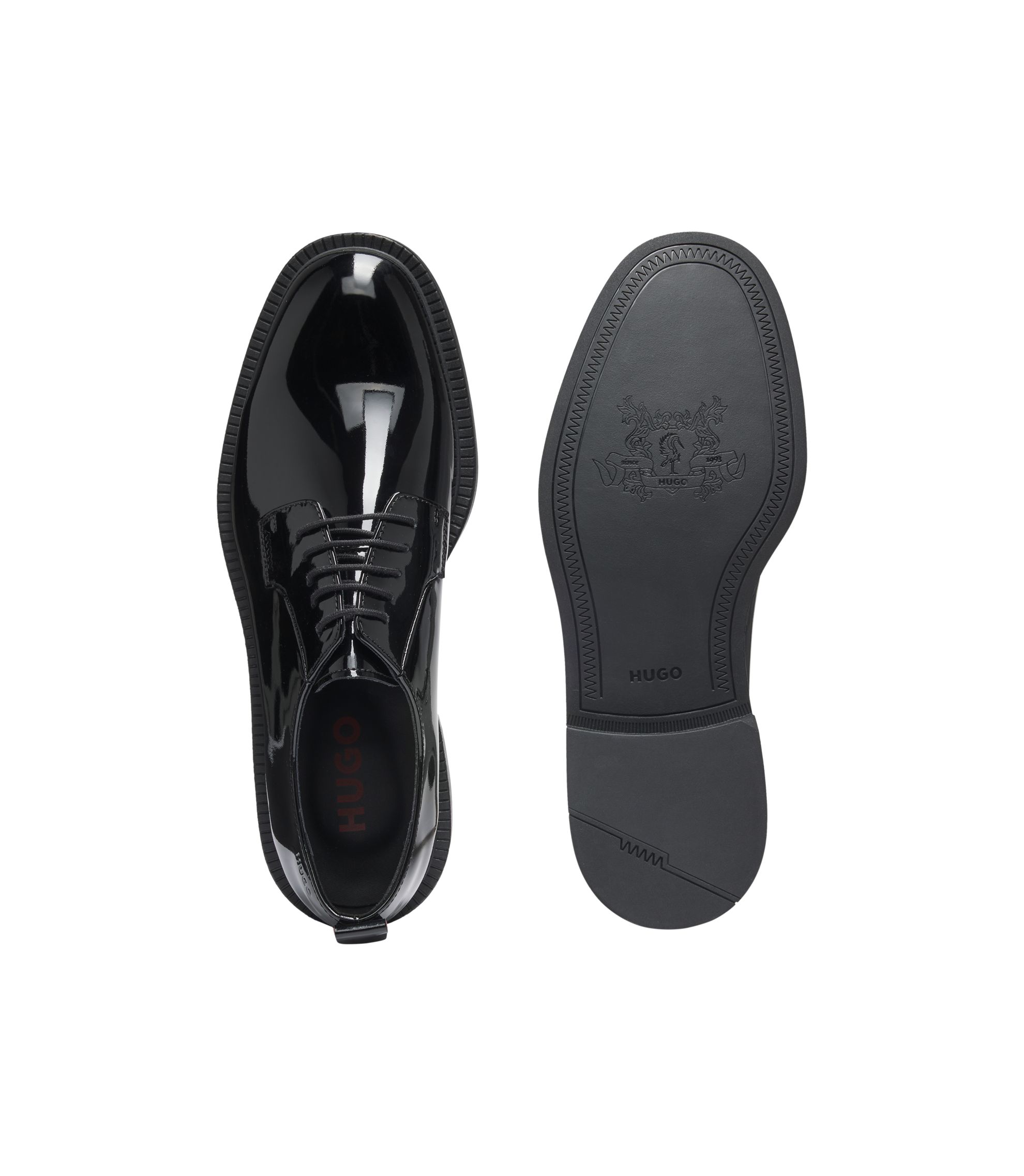 Hugo boss patent leather ombré boots hbeu50499833_001_250?wid=1980&  main image 3