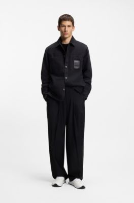 Deportivas de piel sint&eacute;tica con detalles estructurados inspiradas en las zapatillas de correr, Blanco