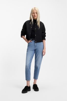 탈착식 로고 태그 스웨이드 더비 슈즈, 블랙