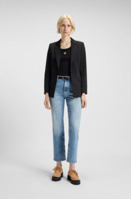 Derby shoes in suede with removable logo tag, Light Brown