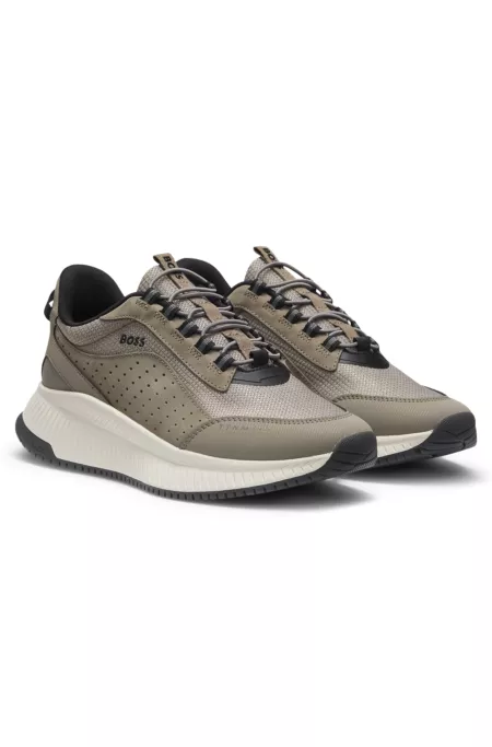 TTNM EVO trainers with suede trims