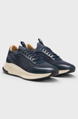 TTNM EVO-sneakers met gebreide bovenzijde, Donkerblauw