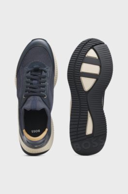 TTNM EVO trainers with knitted uppers, Dark Blue