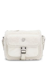 BOSS x Steiff sac porté croisé à monogramme Double B, Blanc